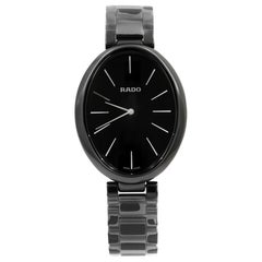 Rado Esenza Touch Black Dial Ladies Ceramic Quartz Watch R53093152