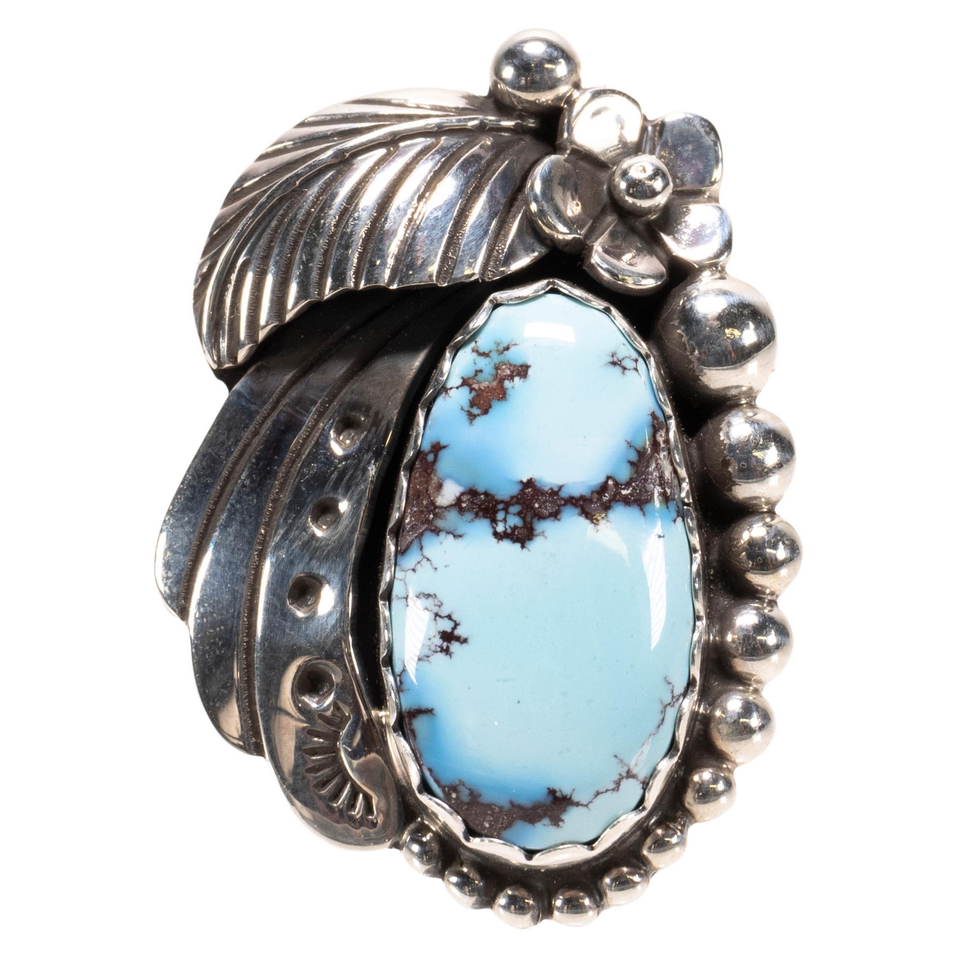 Bague Navajo Golden Hill turquoise