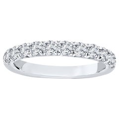 1.10 Carat Ladies Round Cut Natural Diamond Band