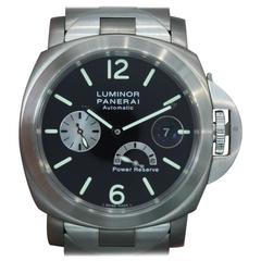 Panerai Titanium Stainless Steel Pam 171 Luminor Power Reserve Wristwatch