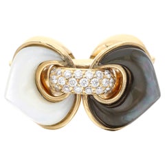 Marina B Gold, Mother of Pearl, and Diamond Ring