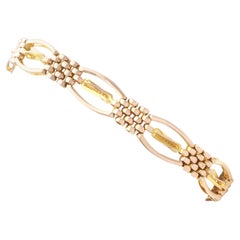 Bracelet ancien en or jaune 9 carats