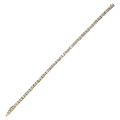 Natural Diamond Bracelet in 18K/Y Gold