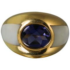 Mauboussin Iolite Mother-of-Pearl Gold Ring