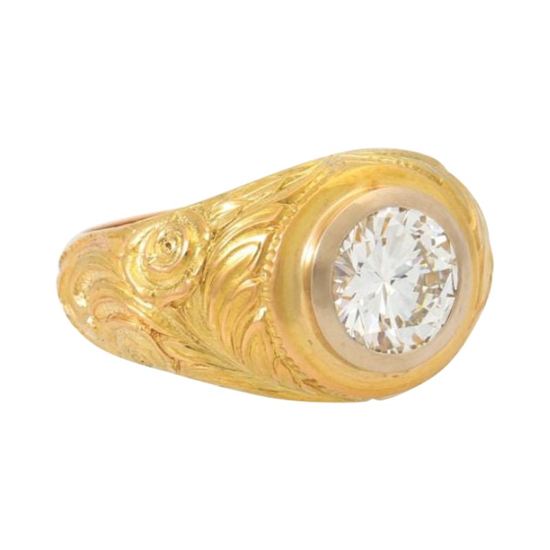 Ring with Brilliant 2.4ct, FW(G)/IF-VVS For Sale