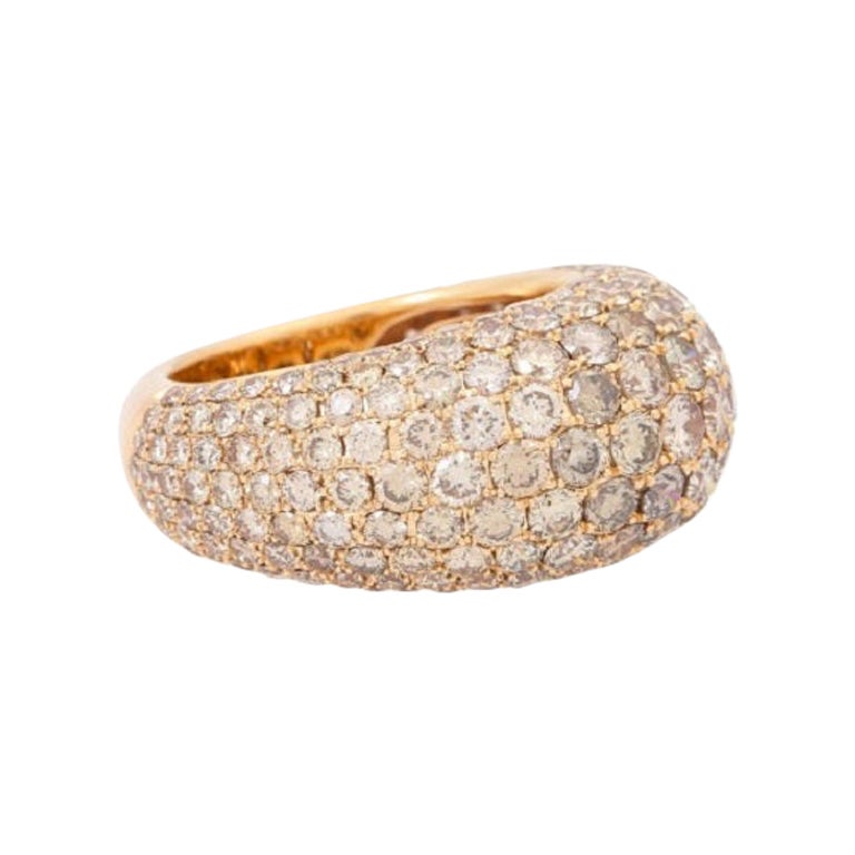 Wempe Ring with Brilliant-Cut Diamonds Total Approx. 7.1 Ct, Brown/VS For  Sale at 1stDibs | etincelle 7.1, ring invoice