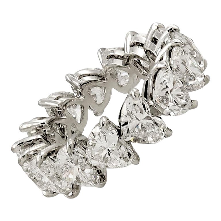Spectra Fine Jewelry 11.13 Carat Heart Shape Diamond Wedding Ring For Sale