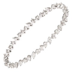 Bracelet de diamants de formes multiples