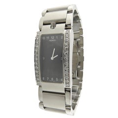 Movado Diamond Elliptica Orologio inossidabile 84 C1 1481 con scatola