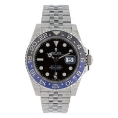 Used 2021 Rolex Stainless Steel GMT Master II 126710BLNR Batman Batgirl Box & Papers