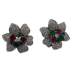 1960s Flower Earrings
