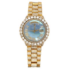 Rolex Presidential Day Date MOP Dial with 18k Gold Diamond Bezel and Bracelet