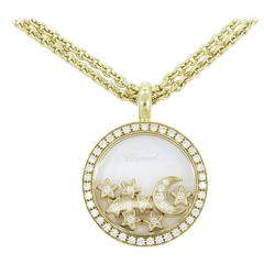 Chopard Happy Diamond Moon and Stars Necklace