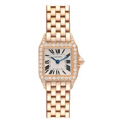 Orologio da donna Cartier Santos Demoiselle Small Rose Gold Diamond 2794