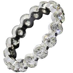 3 Carats Diamond Gold Eternity Band Ring