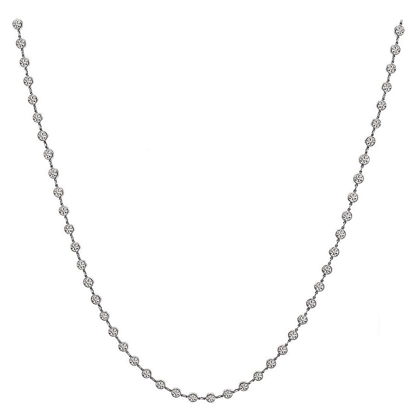13.96ct Diamond by the Yard Necklace For Sale