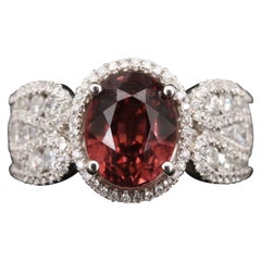 Used $6750 / Universal Diamond NY Designer Ring / 6.55 Ct Diamond & AAA Zircon / 14K