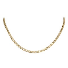 Gucci, collier à maillons « Mariner » en or jaune 14 carats