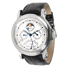 Retro Franck Muller Perpetual Calendar 7000 QP Men's Watch in Stainless Steel