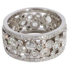 Tiffany & Co. Cobblestone-Diamantband aus Platin mit 2,10 Karat