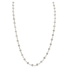 Steven B Fox Collana con diamanti in platino 950 da 3,15 carati.