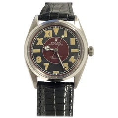 Rolex Vintage Stahl Automatik-Armbanduhr mit kalifornischem Zifferblatt