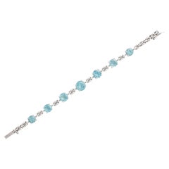 Retro Aquamarine Bracelet