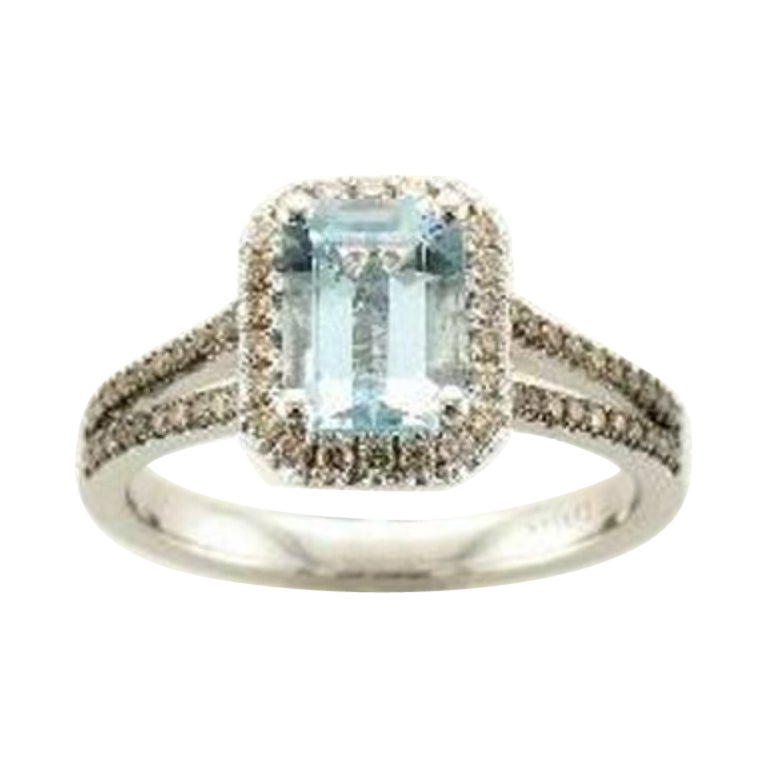 Vintage Le Vian Diamond and Emerald Ring at 1stDibs | levian emerald ...