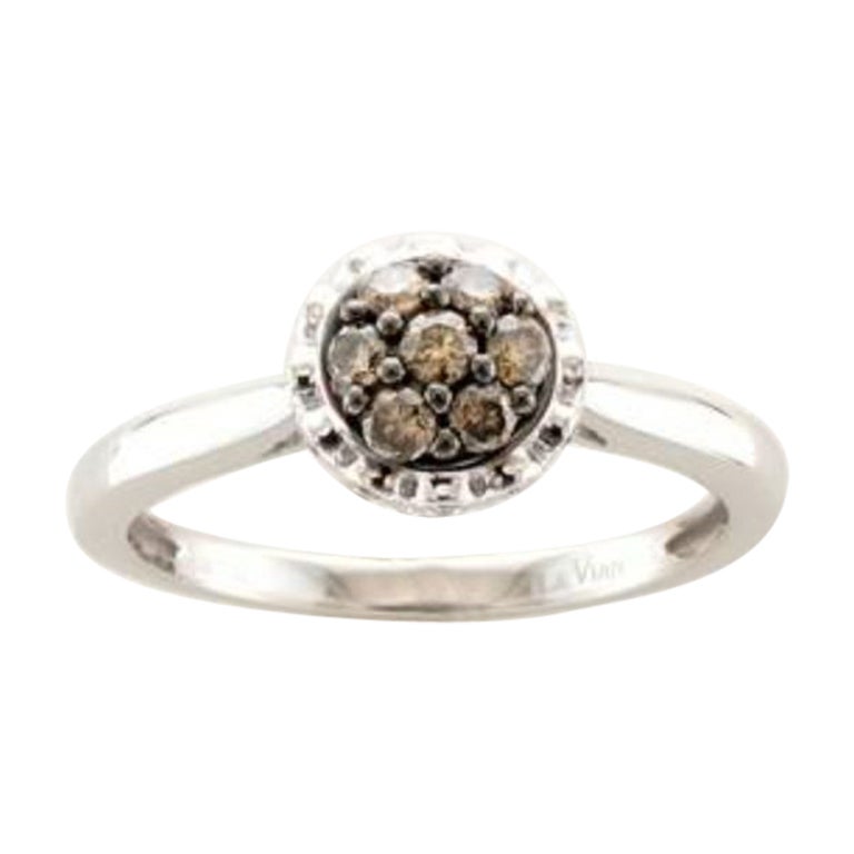 Grand Sample Sale Ring Featuring Chocolate Diamonds For Sale at 1stDibs