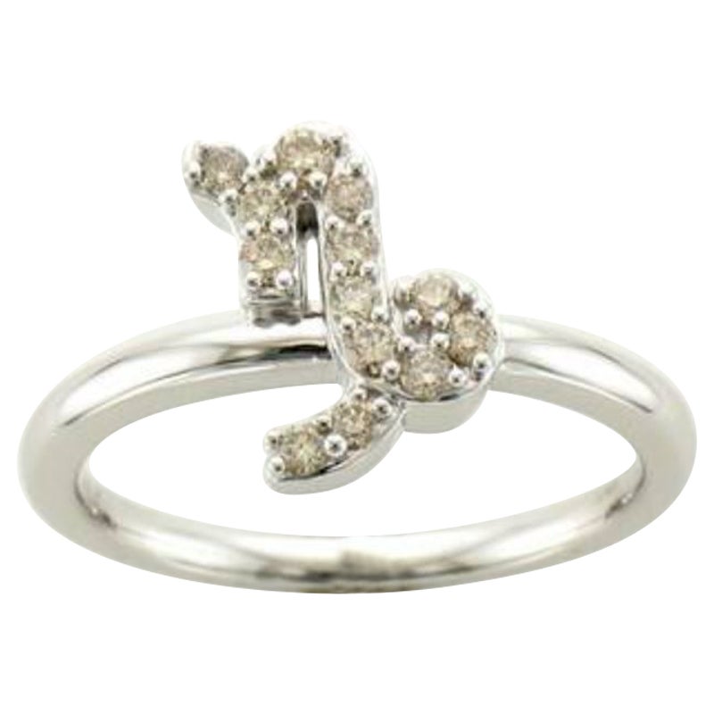 Le Vian Ring Featuring Nude Diamonds Set in 14K Vanilla Gold For Sale