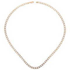 9ct Gold Square Curb Link Chain