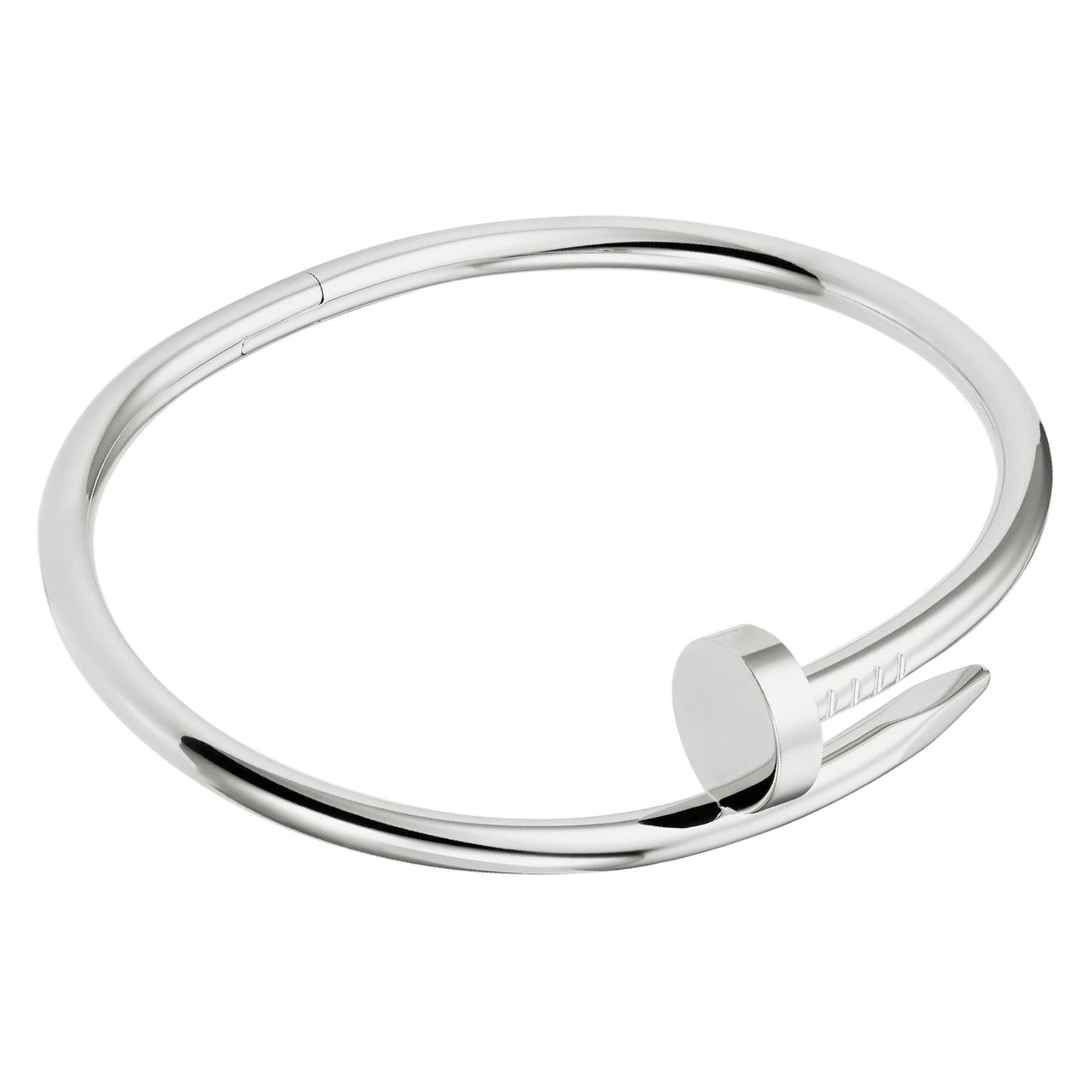 Cartier Bracelet Juste Un Clou en or blanc 18 carats en vente