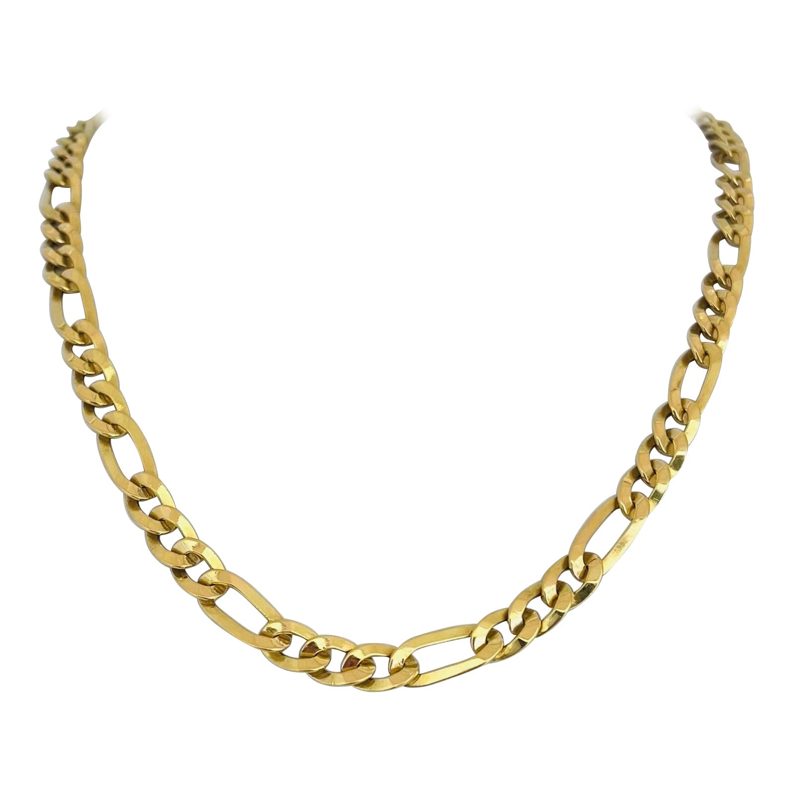 6mm 18-24" Gold Filled Figaro Link Chain Necklace – Men's & Women's Jewelry
