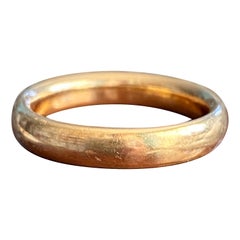 Antiker antiker 1927 22K Chunky Hochzeitsring