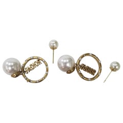 Christian Dior Mise En Dior Tribal Fuax Pearl Jadior w/ Crystal Earring