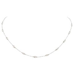 3.00 Carat Diamond by the Yard Necklace