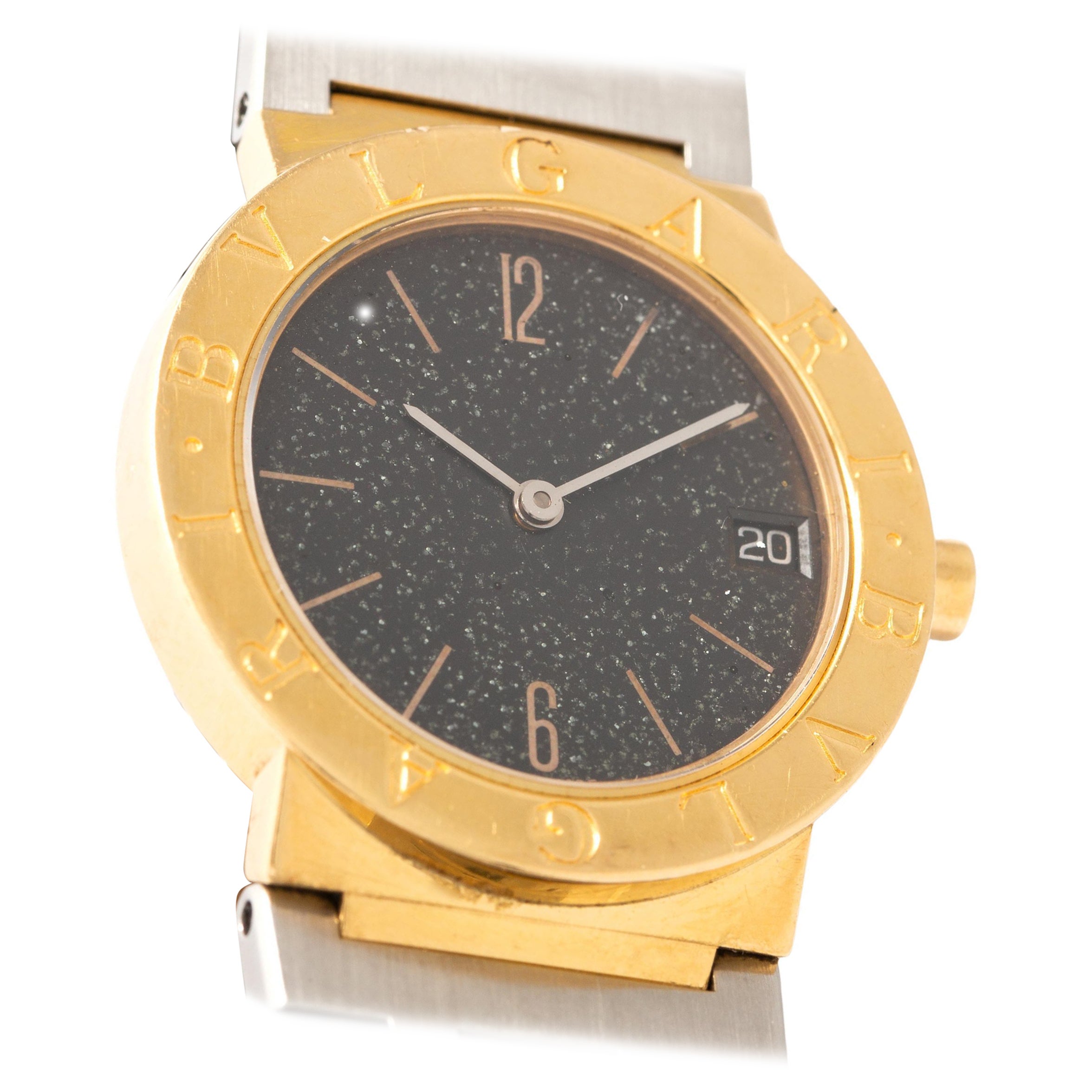 Bulgari BB 30 GSD Stainless Steel & 18k Yellow Gold For Sale 2