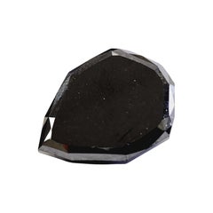 GIA 28.42 Carat Fancy Black Pear Shape Loose Diamond