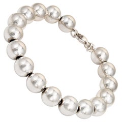 Tiffany & Co Hardwear Bracelet Graduated Ball Beads Silver Estate Signed