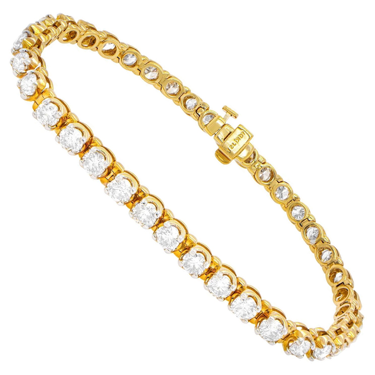 16 Carat Diamond Tennis Bracelet at 1stDibs 20 carat diamond tennis