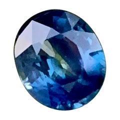 Nature Saphir Bleu tendre 1.46 Carats Saphir Bague Saphir