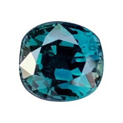 Blauer Teal Natürlicher Saphir Edelstein 1,82 Karat Saphir Edelstein Saphir Ring