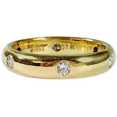 Cartier Stella Diamond Gold Band Ring