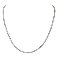 Alexander Beverly Hills 9.57ct 22in Diamond Tennis Necklace White Gold