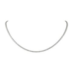 Alexander 10.84 Carat Diamond Tennis Necklace White Gold