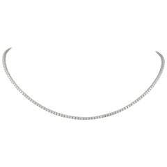 Alexander 5.41 Carat Diamond Tennis Necklace White Gold