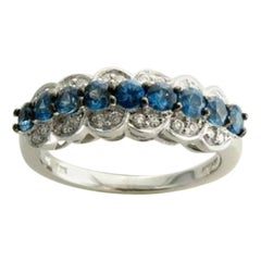 Used Le Vian Ring Featuring Cornflower Sapphire Vanilla Diamonds