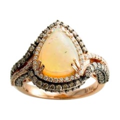 Le Vian Couture Ring Featuring Neopolitan Opal Chocolate Diamonds
