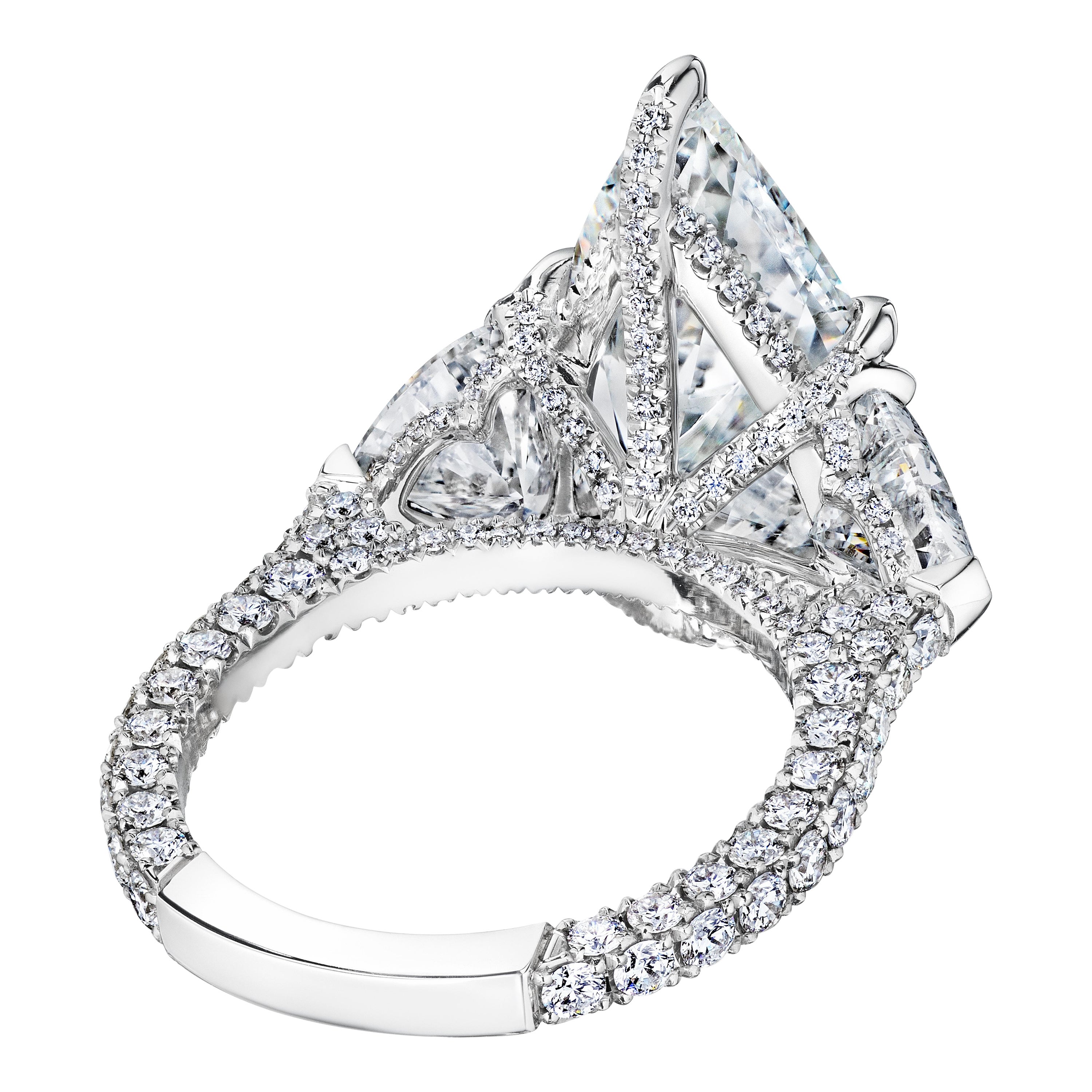 For Sale:  Kristen 5.60 Carat GIA Certified Pear Shape E in Color and VS1 in Clarity