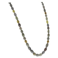 85.00 CTW Multi Color Natural Round Faceted Necklace